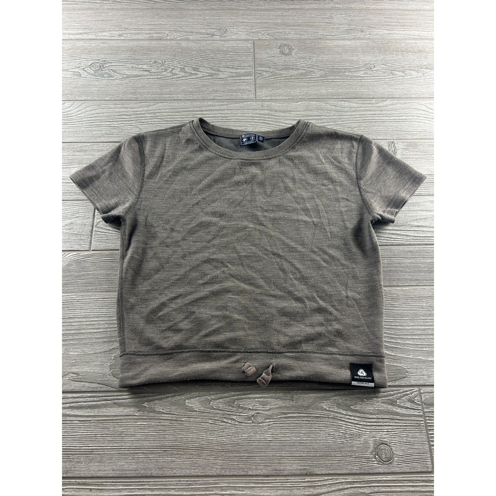 Mountain Warehouse Women's Keep The Heat Thermal T-Shirt Gray Size: 6 wool blend